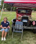 Sheryl with the Sunrise Sunset Model-A Ford